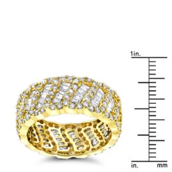 18K Yellow Gold Designer Diamond Eternity Band 2.5ct 13 18K Yellow Gold Designer Diamond Eternity Band 2.5ct -H'Hen Sale Store 18k gold designer diamond eternity band 241ct p 23010 rulerye