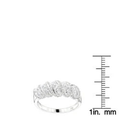 18K White Gold Designer Women's Diamond Ring 1.5ct -H'Hen Sale Store 18k gold designer diamond rings collection item 132ct p 47068 rulerwh