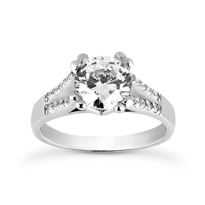18K White Gold Diamond Engagement Ring 0.95ct 3.09mm 3 18K White Gold Diamond Engagement Ring 0.95ct 3.09mm