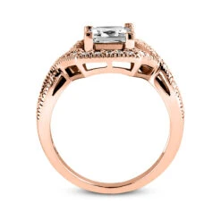 18K White Gold Diamond Engagement Ring 1.18ct 5.2mm -H'Hen Sale Store 18k gold diamond engagement ring 118ct p 35004 additional rose