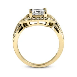 18K White Gold Diamond Engagement Ring 1.18ct 5.2mm -H'Hen Sale Store 18k gold diamond engagement ring 118ct p 35004 additional yellow