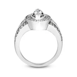 18K White Gold Diamond Engagement Ring 1.42ct 7.8mm 19 18K White Gold Diamond Engagement Ring 1.42ct 7.8mm -H'Hen Sale Store 18k gold diamond engagement ring 142ct p 35012 additional white