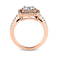 18K White Gold Diamond Engagement Ring 1.43ct 4.0mm -H'Hen Sale Store 18k gold diamond engagement ring 143ct p 35028 additional rose