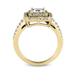 18K White Gold Diamond Engagement Ring 1.43ct 4.0mm -H'Hen Sale Store 18k gold diamond engagement ring 143ct p 35028 additional yellow