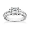 18K White Gold Diamond Engagement Ring 1.47ct 3.1mm -H'Hen Sale Store 18k gold diamond engagement ring 147ct p 34562 white 20220426