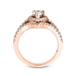 18K White Gold Diamond Engagement Ring 1.49ct 6.1mm -H'Hen Sale Store 18k gold diamond engagement ring 149ct p 34574 additional rose