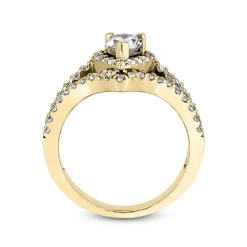 18K White Gold Diamond Engagement Ring 1.49ct 6.1mm -H'Hen Sale Store 18k gold diamond engagement ring 149ct p 34574 additional yellow