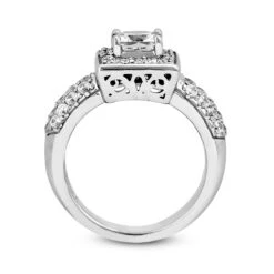 18K White Gold Diamond Engagement Ring 1.51ct -H'Hen Sale Store 18k gold diamond engagement ring 151ct p 34502 additional white