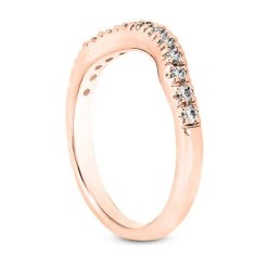 Thin 18K White Gold Diamond Engagement Ring Band 0.33ct 13 Thin 18K White Gold Diamond Engagement Ring Band 0.33ct -H'Hen Sale Store 18k gold diamond engagement ring band 033ct p 33264 back rose 20220426