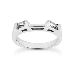 18K White Gold Emerald Diamond Engagement Ring And Band 0.99ct Bridal Set 28 18K White Gold Emerald Diamond Engagement Ring And Band 0.99ct Bridal Set -H'Hen Sale Store 18k gold diamond engagement ring set 099ct p 34098 additional white 2