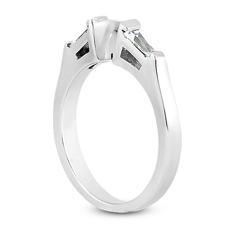 18K White Gold Diamond Engagement Ring Set 1.03ct Band: 1.85mm, Eng.: 1.90mm 17 18K White Gold Diamond Engagement Ring Set 1.03ct Band: 1.85mm, Eng.: 1.90mm - Image 15