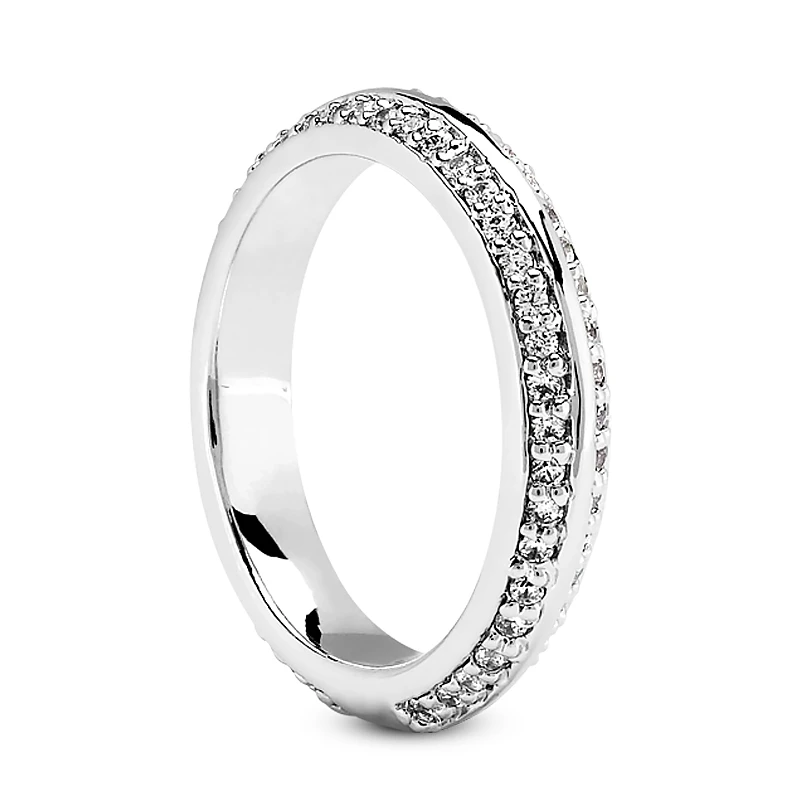 18K White Gold Diamond Engagement Ring Set 1.54ct 17 18K White Gold Diamond Engagement Ring Set 1.54ct - Image 15