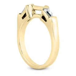 18K White Gold Emerald Diamond Engagement Ring Mounting Set 0.24ct -H'Hen Sale Store 18k gold diamond engagement ring setting set 024ct p 34099 additional yellow 3