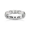 18K White Gold Diamond Eternity Band 0.24ct