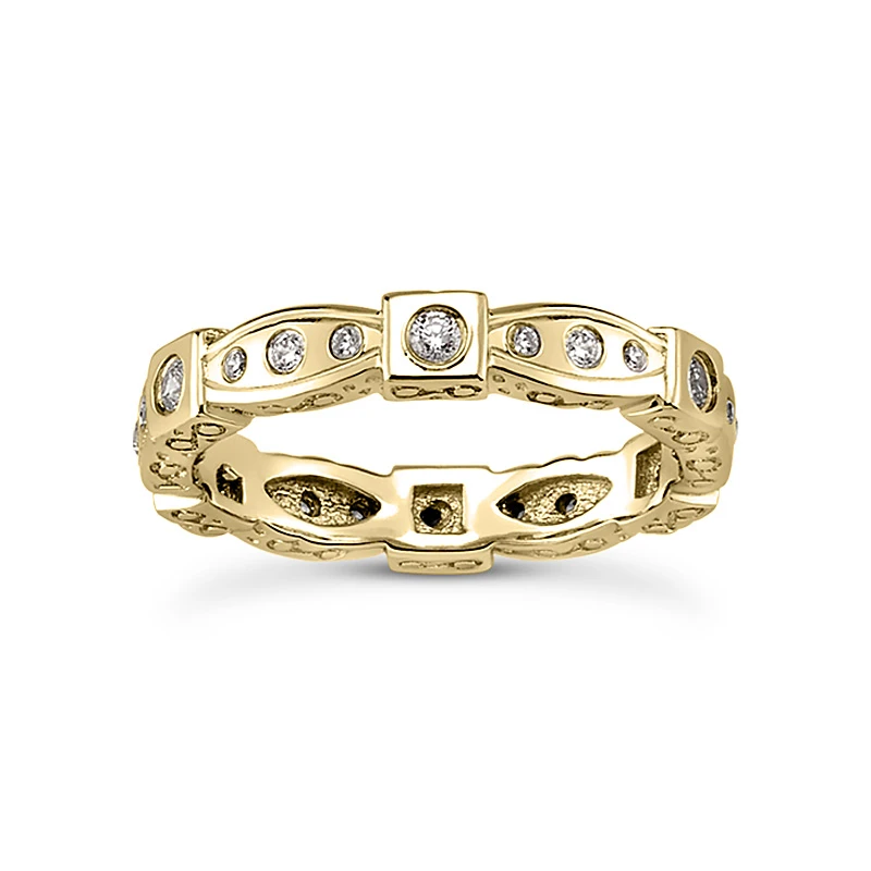 18K White Gold Diamond Eternity Band 0.24ct 4 18K White Gold Diamond Eternity Band 0.24ct - Image 2