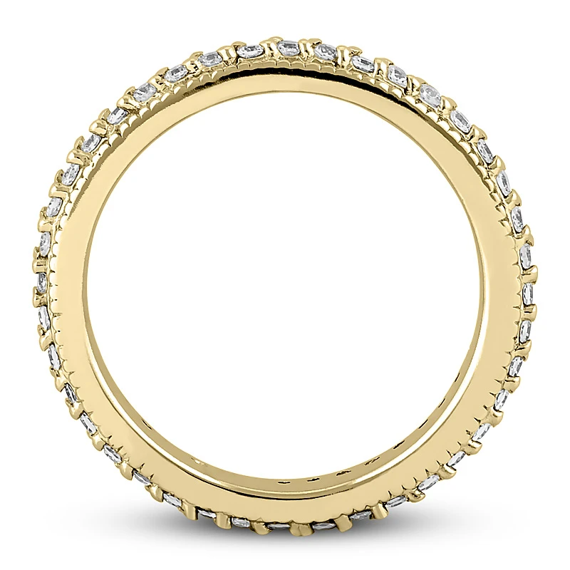 Thin 18K White Gold Diamond Eternity Band 0.38ct 10 Thin 18K White Gold Diamond Eternity Band 0.38ct - Image 8