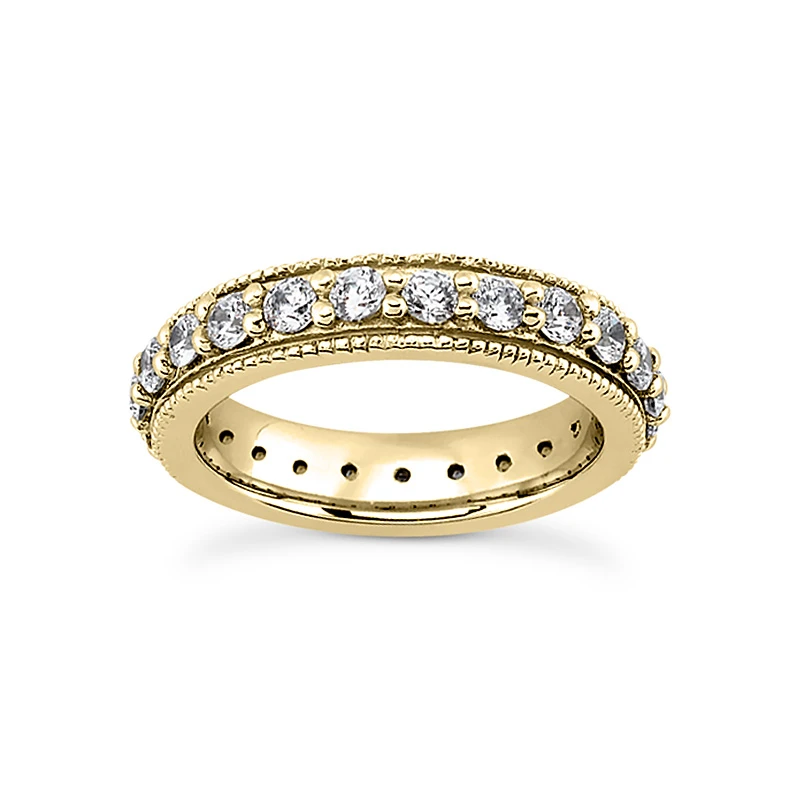 Thin 18K White Gold Diamond Eternity Band 0.38ct 4 Thin 18K White Gold Diamond Eternity Band 0.38ct - Image 2