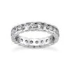 Thin 18K White Gold Diamond Eternity Band 0.84ct