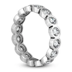 18K White Gold Diamond Eternity Band 1.60ct -H'Hen Sale Store 18k gold diamond eternity band 160ct p 30458 back white 20220426