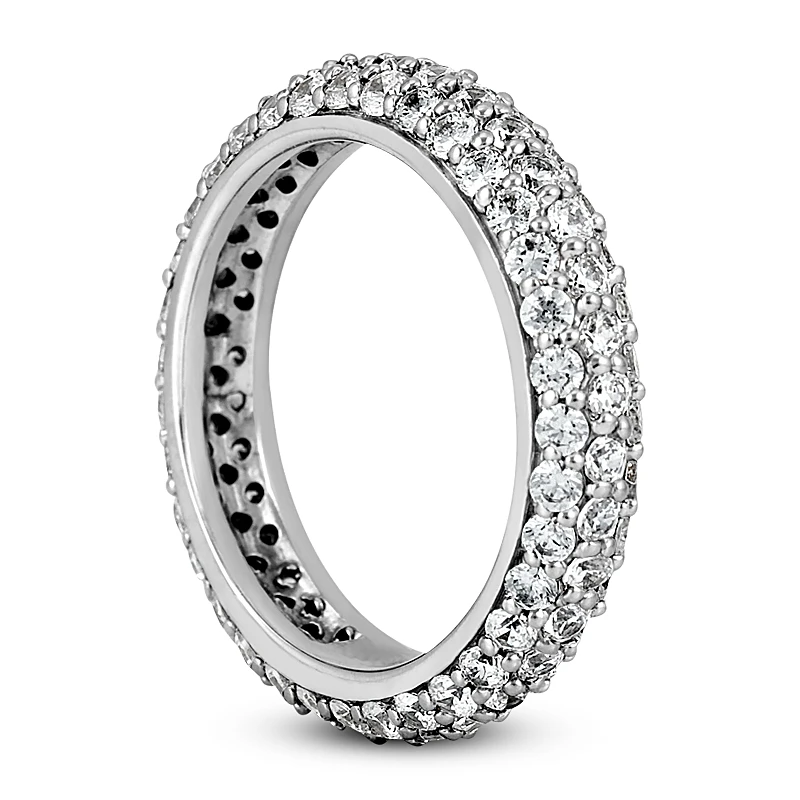 18K White Gold Diamond Eternity Band 1.70ct 6 18K White Gold Diamond Eternity Band 1.70ct - Image 4