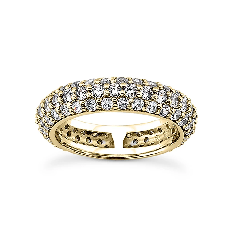 18K White Gold Diamond Eternity Band 1.70ct 4 18K White Gold Diamond Eternity Band 1.70ct - Image 2