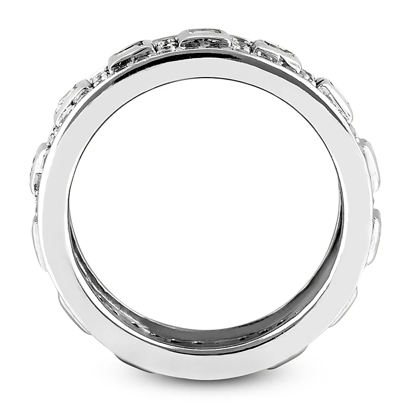 18K White Gold Diamond Eternity Band 1.82ct 11 18K White Gold Diamond Eternity Band 1.82ct - Image 9