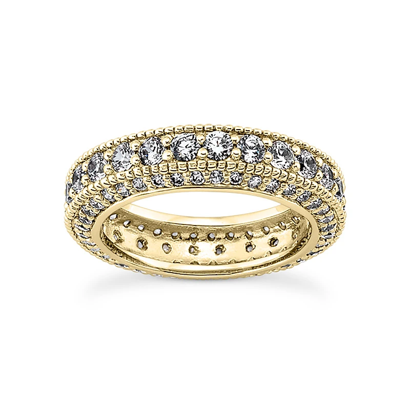 18K White Gold Diamond Eternity Band 2.06ct 4 18K White Gold Diamond Eternity Band 2.06ct - Image 2