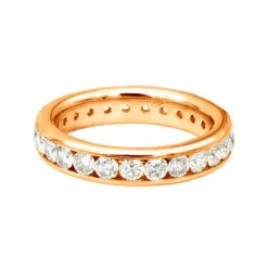 18K White Gold Diamond Eternity Band 2.20ct -H'Hen Sale Store 18k gold diamond eternity band 220ct p 30350 backro