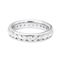 18K White Gold Diamond Eternity Band 2.20ct -H'Hen Sale Store 18k gold diamond eternity band 220ct p 30350 backwh