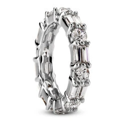 18K White Gold Diamond Eternity Band 2.96ct -H'Hen Sale Store 18k gold diamond eternity band 296ct p 30394 back white 20220426