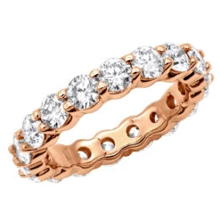 18K White Gold Diamond Eternity Band 3.40ct 5/32in. (4.1mm) -H'Hen Sale Store 18k gold diamond eternity band 340ct p 30340 ro