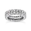 18K White Gold Diamond Eternity Band 4.40ct 6mm -H'Hen Sale Store 18k gold diamond eternity band 440ct p 30510 white 20220420 20220426