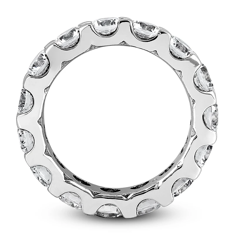 18K White Gold Diamond Eternity Band 4.50ct 11 18K White Gold Diamond Eternity Band 4.50ct - Image 9