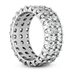 18K White Gold Diamond Eternity Band 4.83ct -H'Hen Sale Store 18k gold diamond eternity band 483ct p 30468 back white 20220426