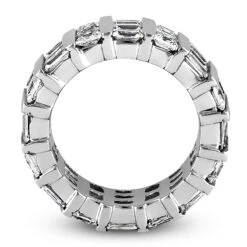 18K White Gold Diamond Eternity Band 5.12ct 19 18K White Gold Diamond Eternity Band 5.12ct -H'Hen Sale Store 18k gold diamond eternity band 512ct p 30388 additional white