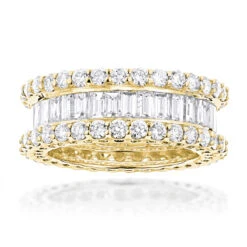 18K White Gold Diamond Eternity Band 5.72ct 8 18K White Gold Diamond Eternity Band 5.72ct -H'Hen Sale Store 18k gold diamond eternity band 572ct p 30430 ye