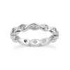 Designer Diamond Eternity Ring 0.24ct 18K White Gold