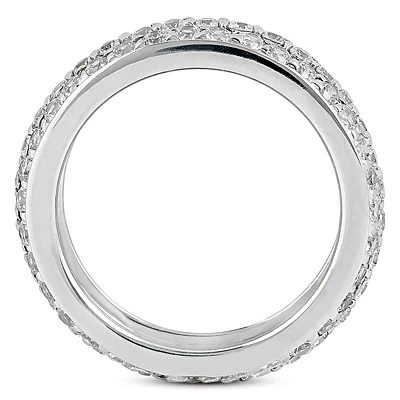 18K White Gold Diamond Eternity Ring 1.57ct 5 18K White Gold Diamond Eternity Ring 1.57ct - Image 3