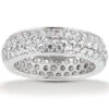 18K White Gold Diamond Eternity Ring 1.57ct