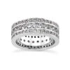 18K White Gold Diamond Eternity Ring 1.90ct