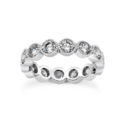 18K White Gold Diamond Eternity Ring 2.10ct
