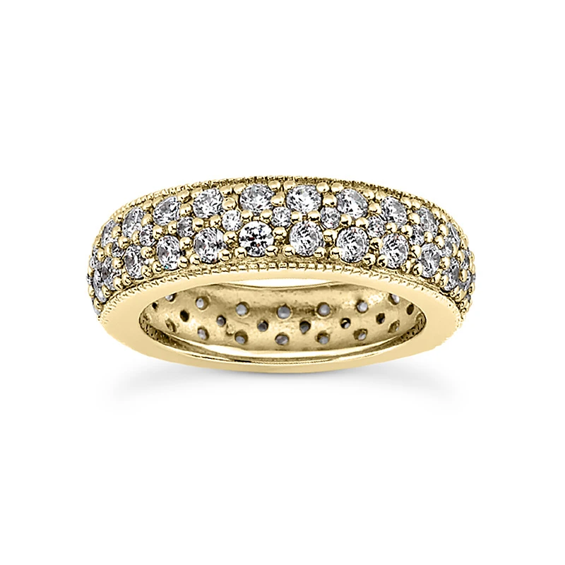18K White Gold Diamond Eternity Ring 2.64ct 4 18K White Gold Diamond Eternity Ring 2.64ct - Image 2