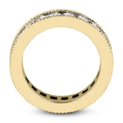 18K White Gold Diamond Eternity Ring 3.74ct 13 18K White Gold Diamond Eternity Ring 3.74ct -H'Hen Sale Store 18k gold diamond eternity ring 374ct p 30418 back yellow 20220420 20220426