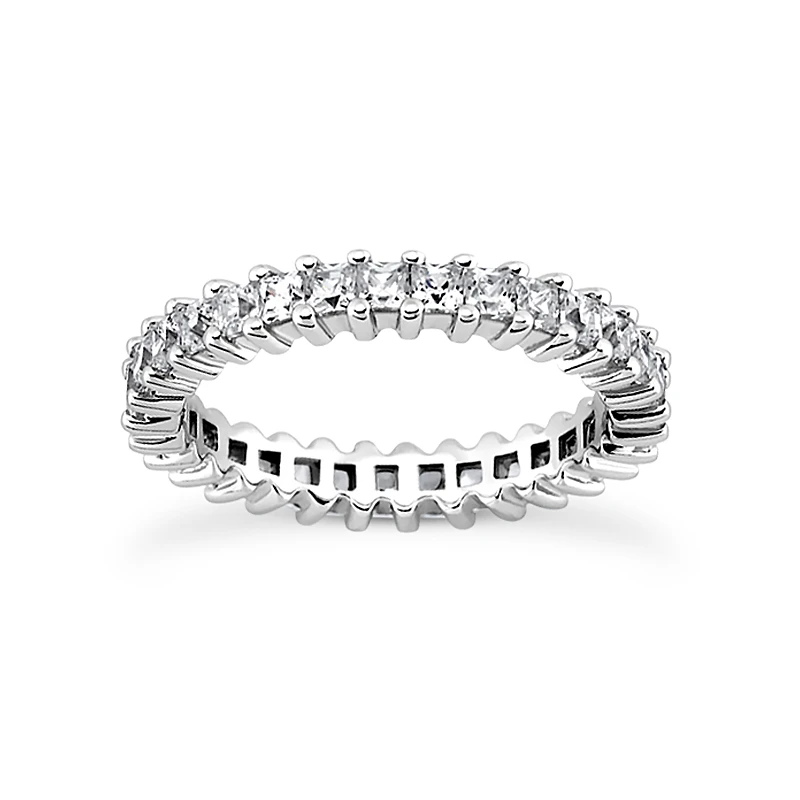 18K White Gold Diamond Eternity Ring 5.13ct 3 18K White Gold Diamond Eternity Ring 5.13ct