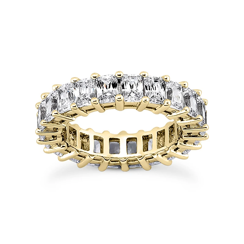 18K White Gold Diamond Eternity Ring 6.65ct 4 18K White Gold Diamond Eternity Ring 6.65ct - Image 2