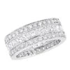 18K White Gold Round & Princess Diamond 5 Carat Eternity/Anniversary Band 2 18K White Gold Round & Princess Diamond 5 Carat Eternity/Anniversary Band -H'Hen Sale Store 18k gold diamond eternity rings collection item 5ctw p 23030 wh