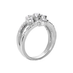 18K White Gold Diamond Right Hand Ring 0.66ct -H'Hen Sale Store 18k gold diamond right hand ring 066ct p 31573 back white 20220426