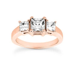 Thin 18K White Gold Diamond Three Stones Engagement Ring 0.64ct 2.7mm -H'Hen Sale Store 18k gold diamond three stones engagement ring 064ct p 33238 rose 20220426