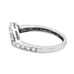 18K White Gold Diamond Wedding Band 0.16ct 14 18K White Gold Diamond Wedding Band 0.16ct -H'Hen Sale Store 18k gold diamond wedding band 016ct p 29849 backwh