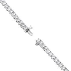18K White Gold Inline Round Diamond Tennis Bracelet For Women 6.69ct VS Diamonds 11 18K White Gold Inline Round Diamond Tennis Bracelet For Women 6.69ct VS Diamonds -H'Hen Sale Store 18k gold inline round diamond tennis bracelet 669ct vs diamonds backwh